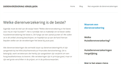 Desktop Screenshot of dierenverzekeringinfo.nl